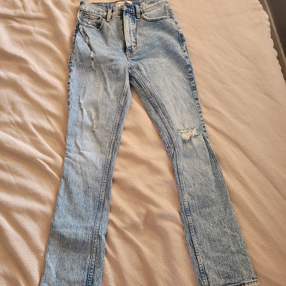 Abercrombie the 90's skinny high rise